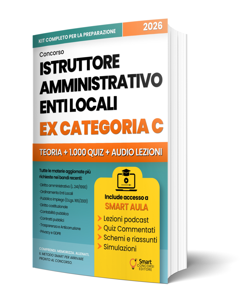 Copertina libro concorso istruttore amministrativo enti locali categoria C
