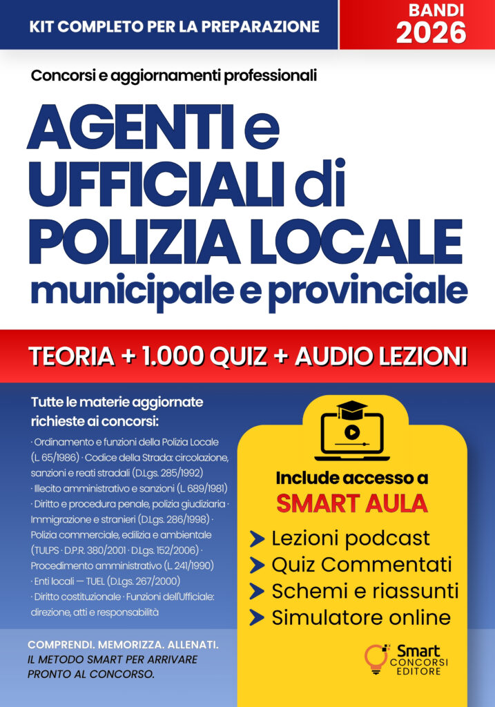 copertina libro concorso agenti e ufficiali polizia locale municipale e provinciale