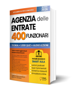 Manuale Concorso 400 Funzionari giuridico-tributari Agenzia delle Entrate 2026 di Smart Concorsi Editore