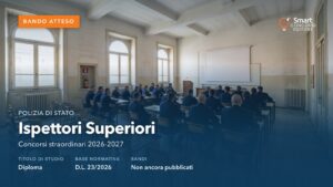 Aula di formazione di una scuola della Polizia di Stato
